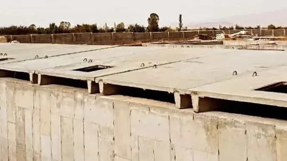 ساخت سالن صنعتی با قطعات پیش ساخته بتنی در تبریز